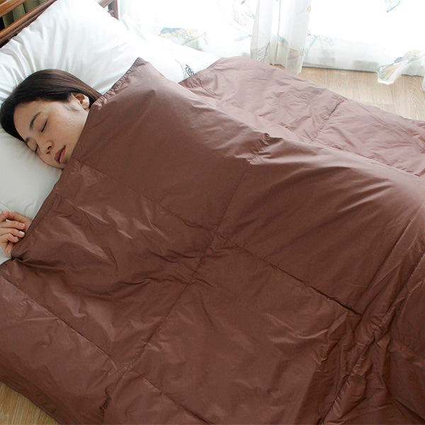 ダウンケット 肌掛け ダウン50% シングルロング 0.25kg 全8カラー