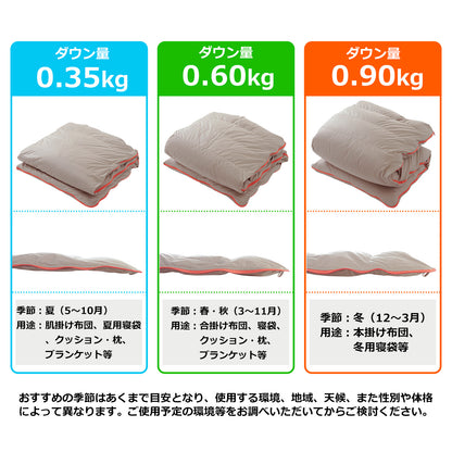 寝袋 になる 羽毛布団 シュラフ 封筒型 グースダウン93％ 2way 洗える シングル ロング 日本製
