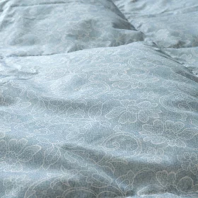 あったか フランネルカバー付き 洗える 羽毛布団 シングルロング ダウン50％ 0.5kg