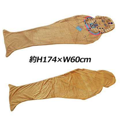 マーメイドブランケット 毛布 ひざ掛け ツタンカーメン