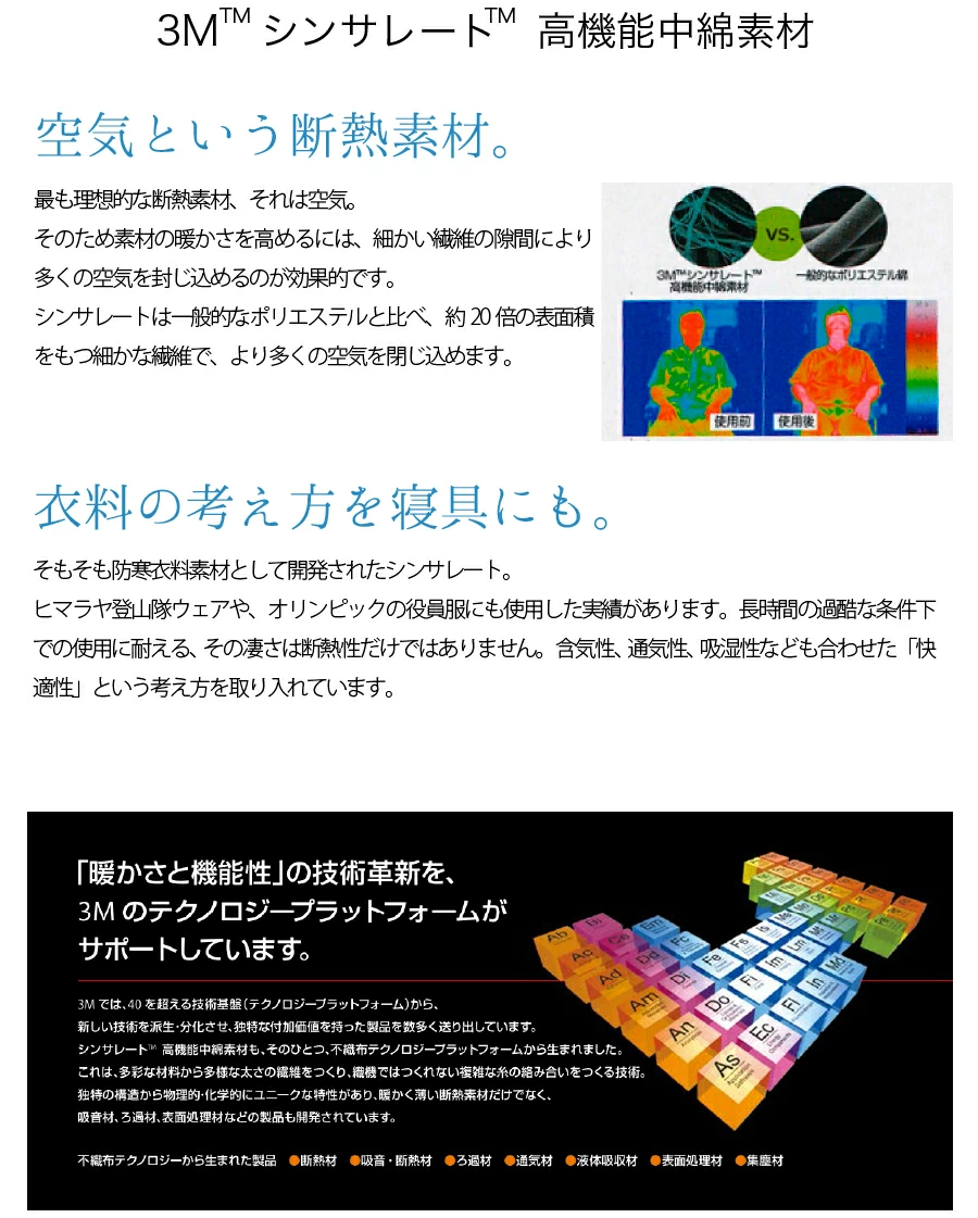 2枚組 掛け布団 シンサレート ウルトラ 使用 シングル 150×210cm 洗える 防ダニ 抗菌 防臭  日本製