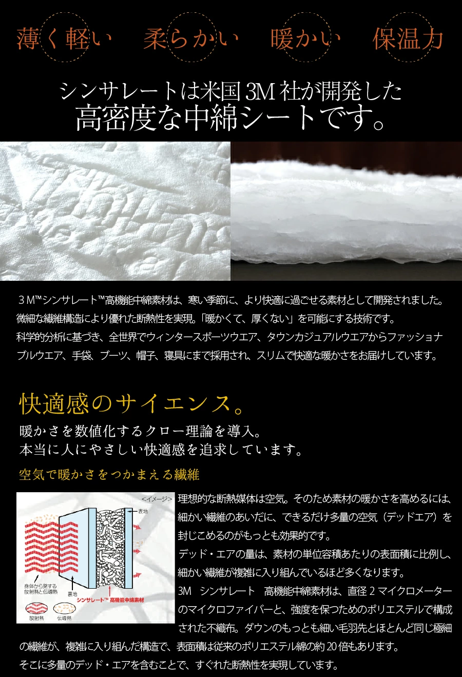 洗える あったか 掛け布団 3M シンサレート 高機能中綿素材 ウルトラ 使用 200 プレミアム 日本製