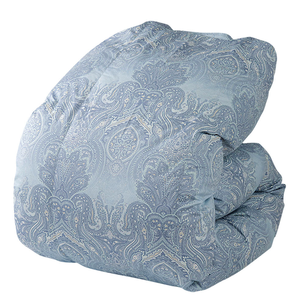 羽毛布団 シングル  ホワイトグース93% 1.0kg 立体キルト ダウンパワー400以上 日本製 抗菌加工